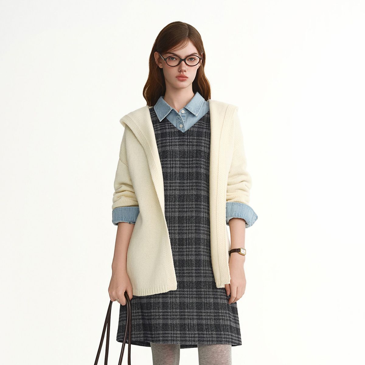 에이앤레이(AEIREI) AR_Minimal hooded cardigan_2color