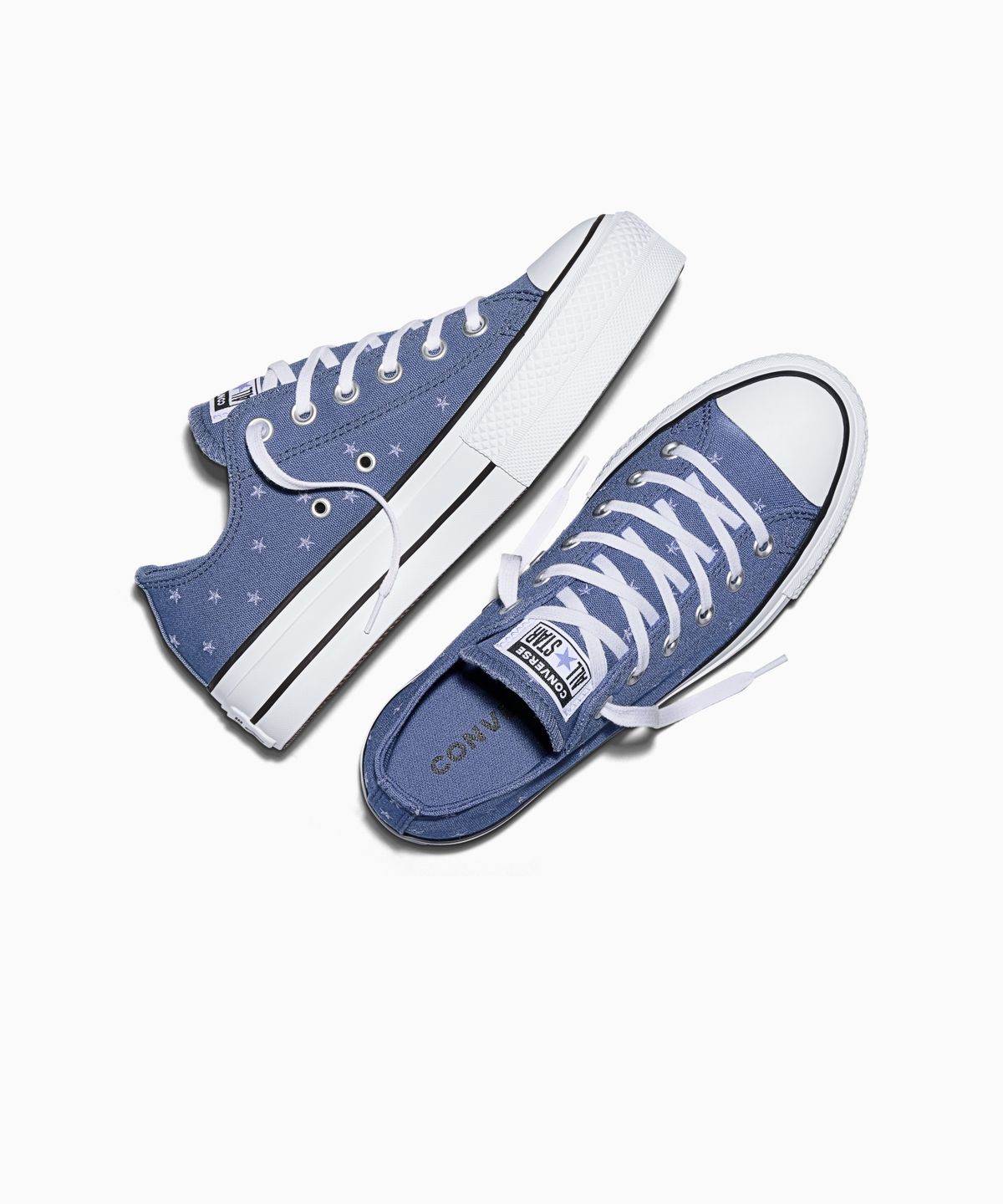 컨버스(CONVERSE) 척테일러 올스타 리프트 엠브로이더드 스타즈 인디고 스톰 A16114C