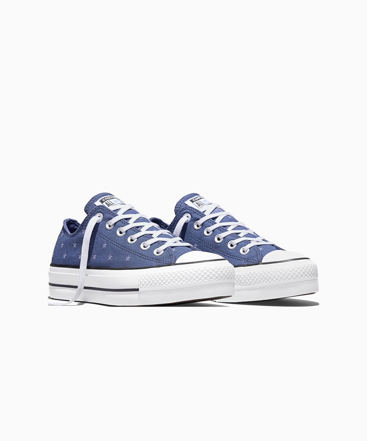 컨버스(CONVERSE) 척테일러 올스타 리프트 엠브로이더드 스타즈 인디고 스톰 A16114C