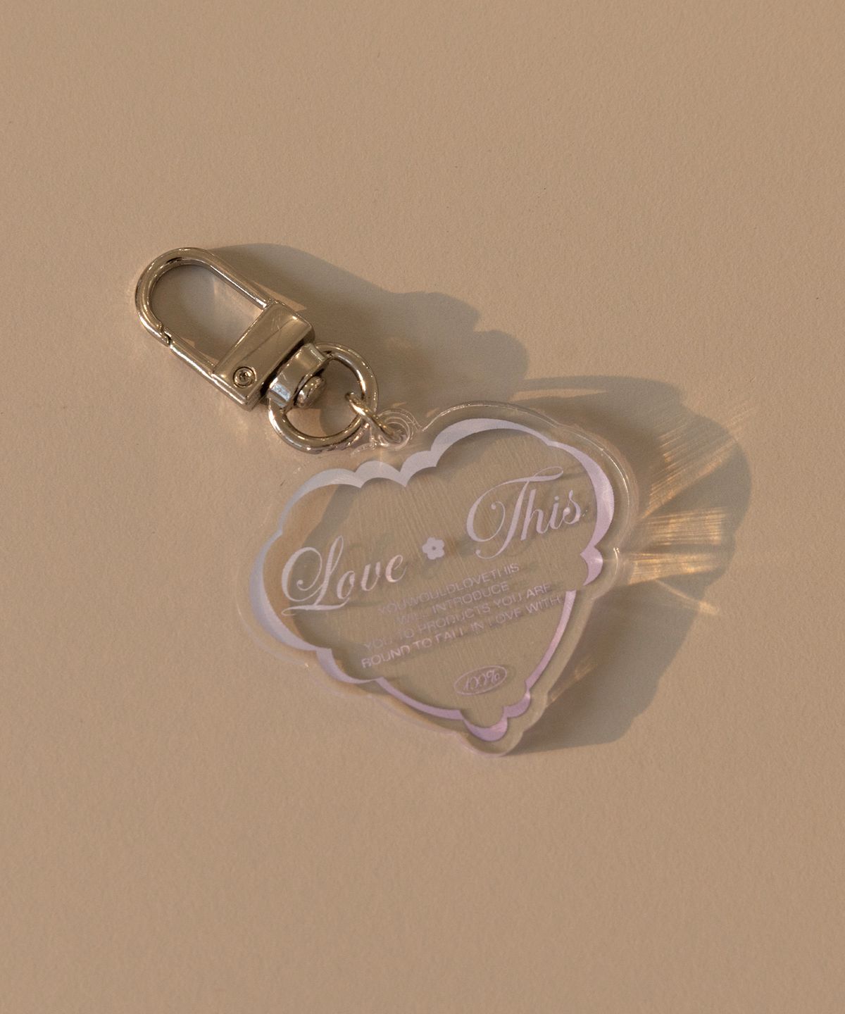유럽디(YOUWOULDLOVETHIS) Mist 하트 아크릴 키링 (2 colors)