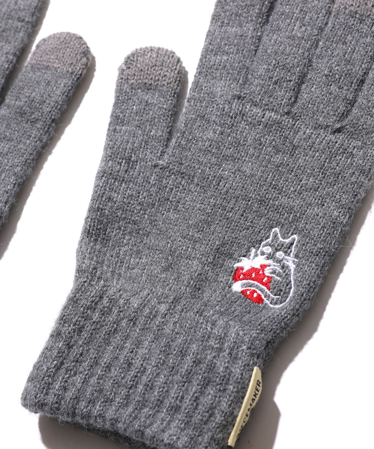 피스메이커(PIECE MAKER) CAT BERRY SMART GLOVES (GREY)