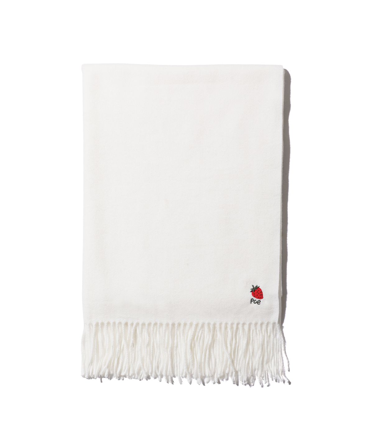 피스메이커(PIECE MAKER) STRAWBERRY SOFT MUFFLER (IVORY)