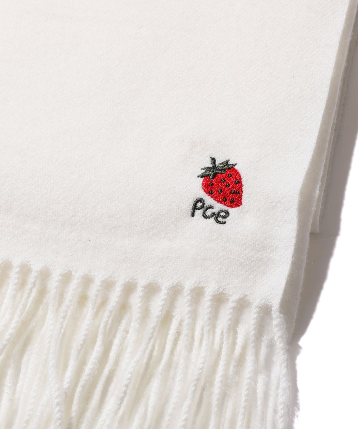 피스메이커(PIECE MAKER) STRAWBERRY SOFT MUFFLER (IVORY)