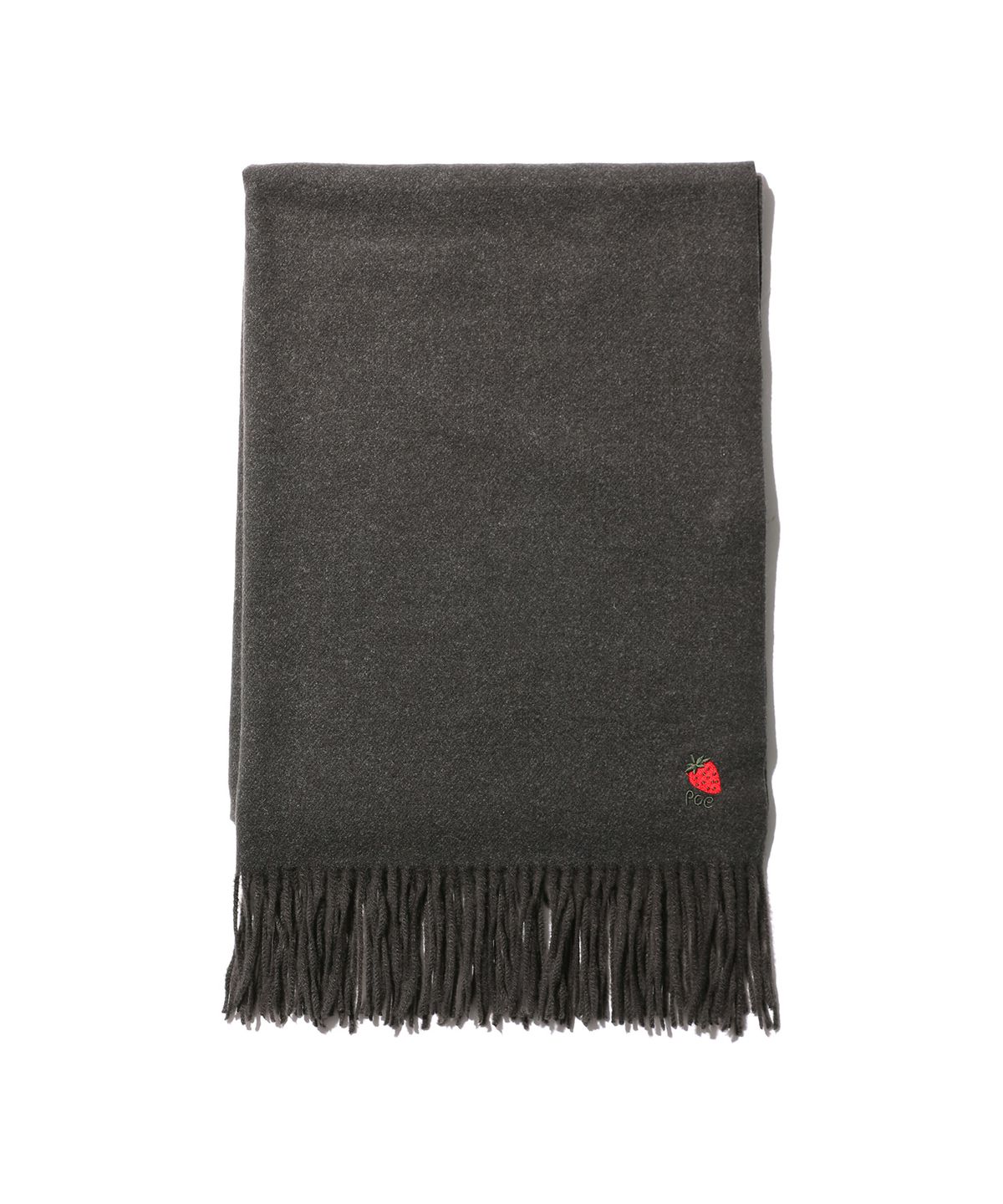 피스메이커(PIECE MAKER) STRAWBERRY SOFT MUFFLER (CHARCOAL)