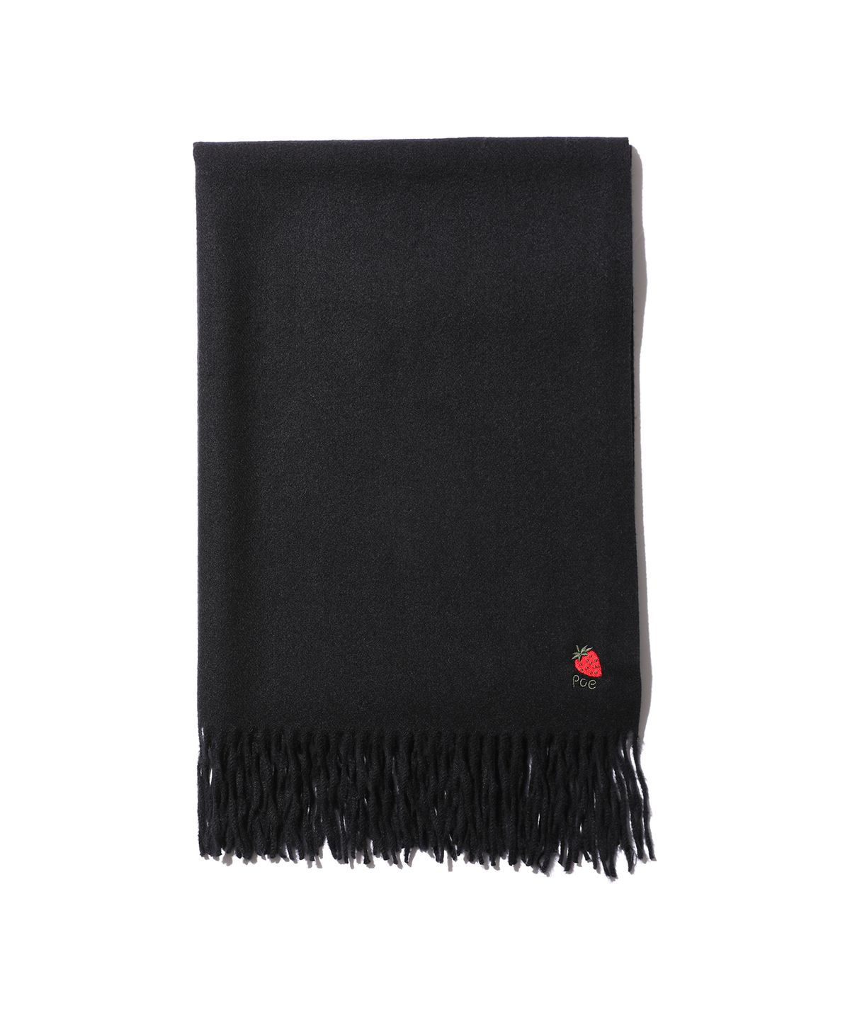 피스메이커(PIECE MAKER) STRAWBERRY SOFT MUFFLER (BLACK)