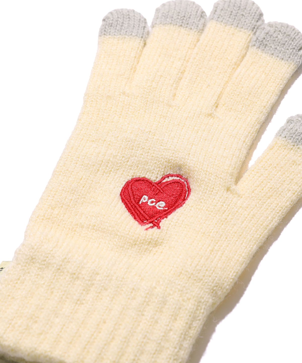 피스메이커(PIECE MAKER) LOVE HEART SMART GLOVES (LEMON)