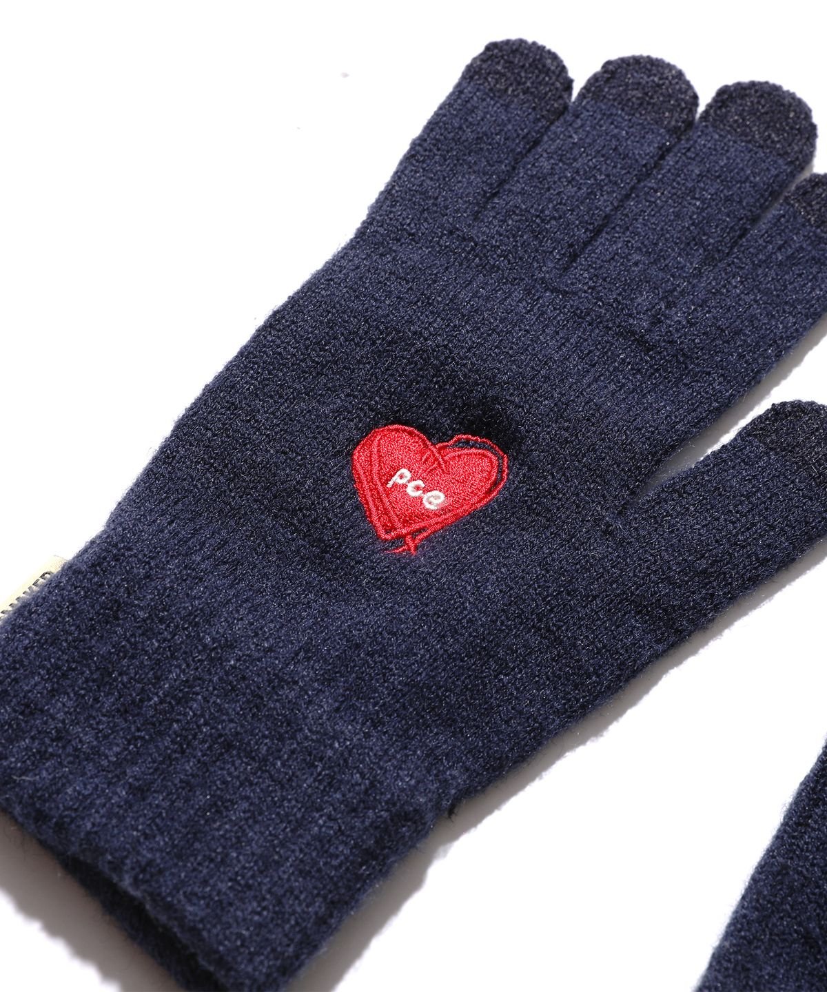 피스메이커(PIECE MAKER) LOVE HEART SMART GLOVES (NAVY)