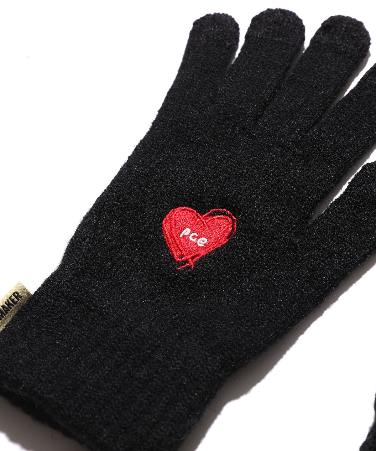 피스메이커(PIECE MAKER) LOVE HEART SMART GLOVES (BLACK)