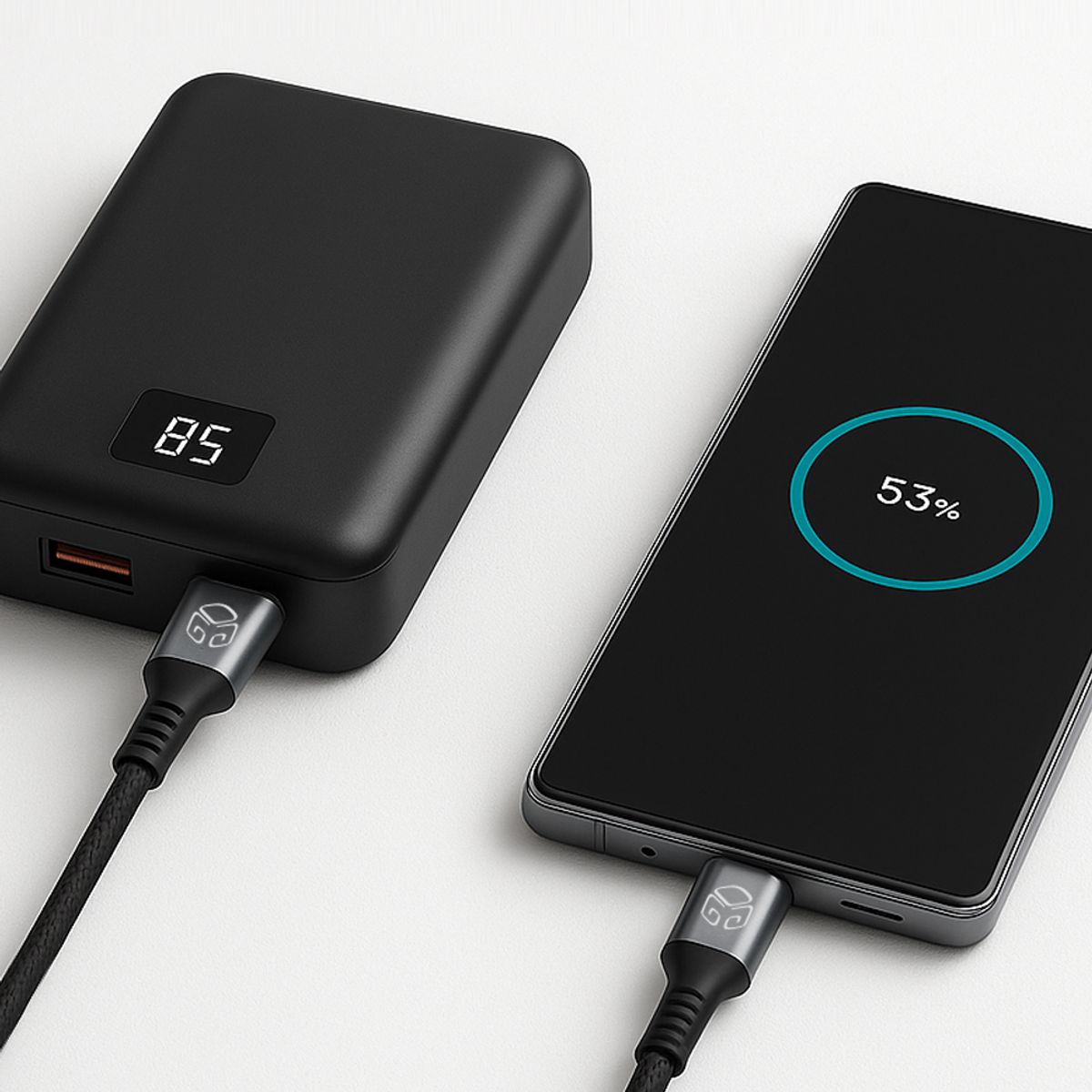디지지(DEGEEGEE) 메탈 우븐 60W P TO C PD 초고속 충전케이블