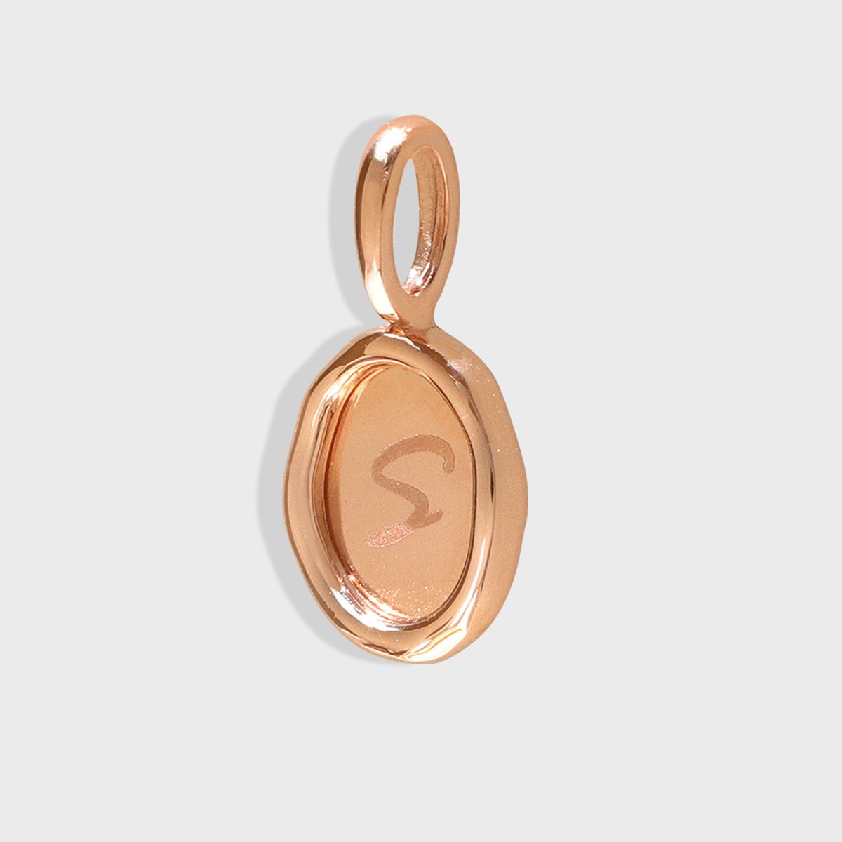 러비앤비(LOVEENB) [14K gold]  라운드 코인 이니셜 펜던트