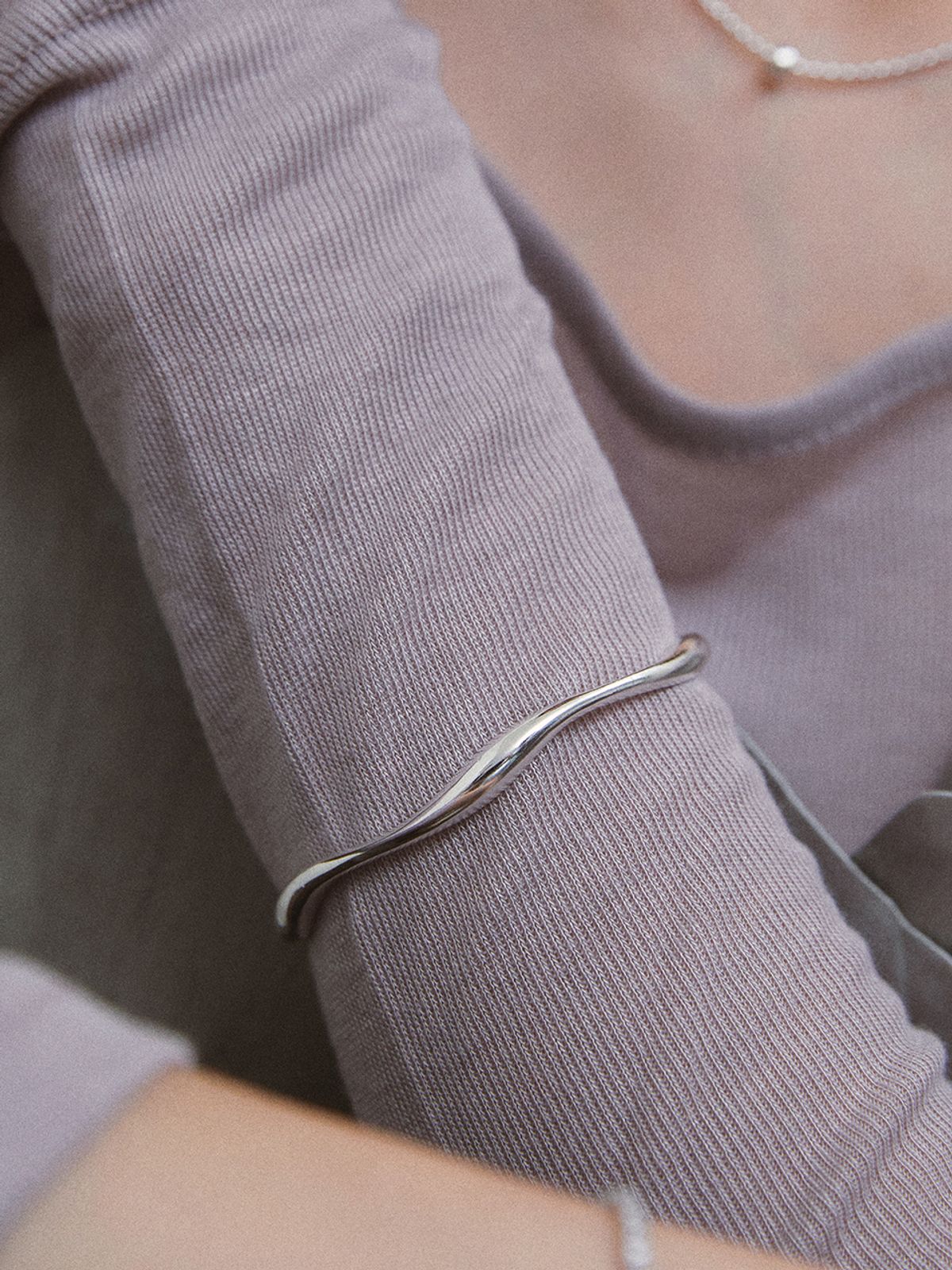 겟미블링(GETMEBLING) Wave Bold Bracelet