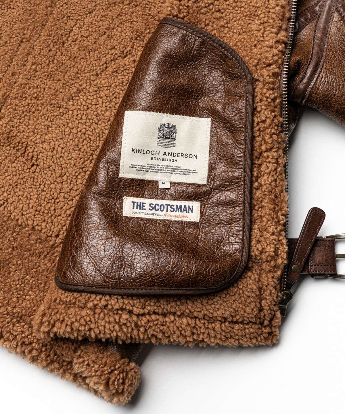에든버러클럽(EDINBURGH CLUB) RAF Irvin flying jacket [BROWN]