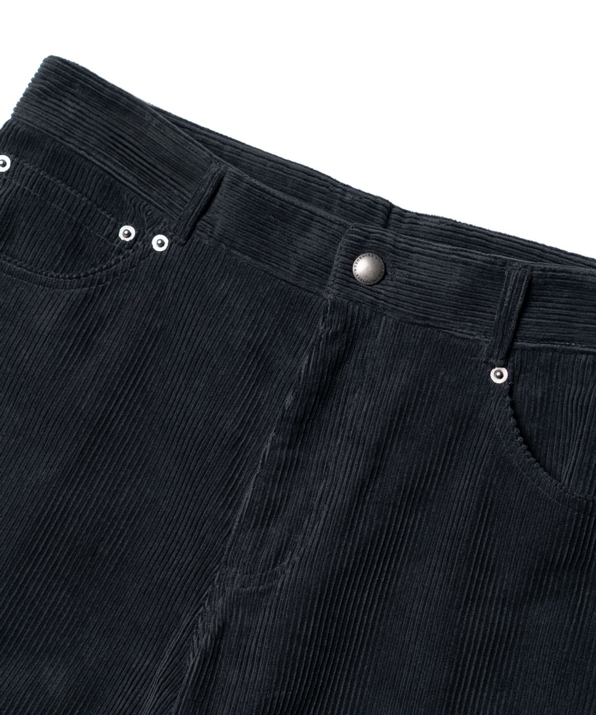 에든버러클럽(EDINBURGH CLUB) WIDE FIT 5 POCKET CORDUROY PANTS [CHARCOAL]