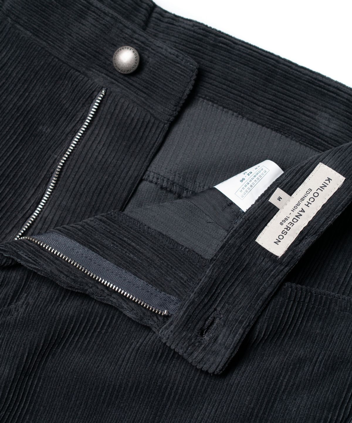 에든버러클럽(EDINBURGH CLUB) WIDE FIT 5 POCKET CORDUROY PANTS [CHARCOAL]