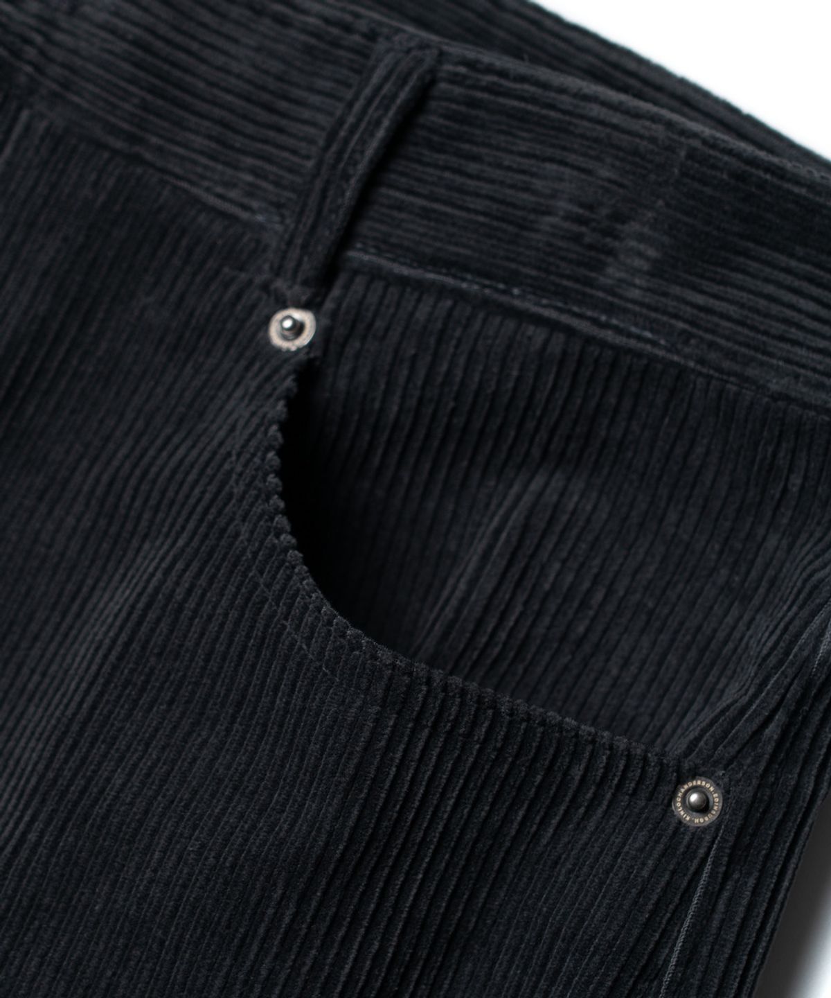 에든버러클럽(EDINBURGH CLUB) WIDE FIT 5 POCKET CORDUROY PANTS [CHARCOAL]