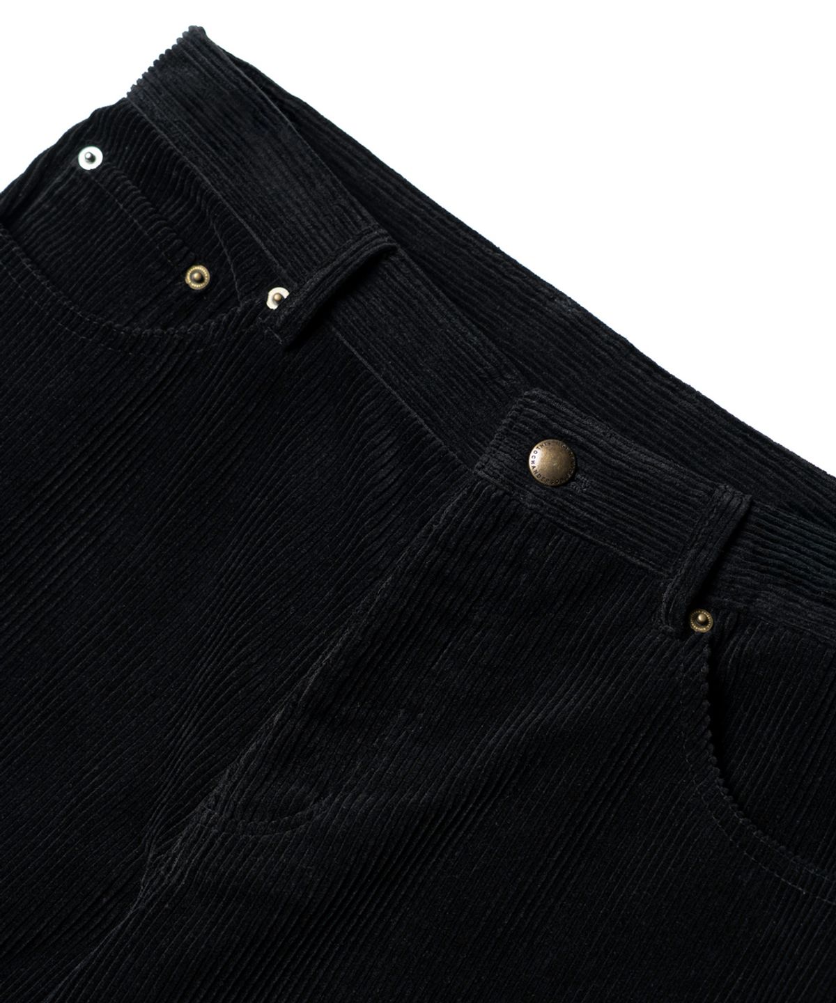 에든버러클럽(EDINBURGH CLUB) WIDE FIT 5 POCKET CORDUROY PANTS [BLACK]