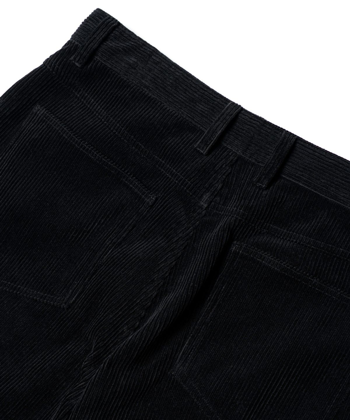 에든버러클럽(EDINBURGH CLUB) WIDE FIT 5 POCKET CORDUROY PANTS [BLACK]