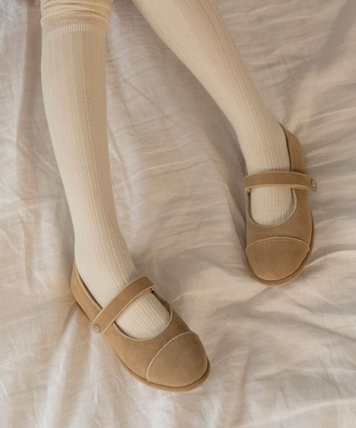 레이첼콕스(RACHEL COX) Lirra Shearling Mary Jane Flat_RCB067T