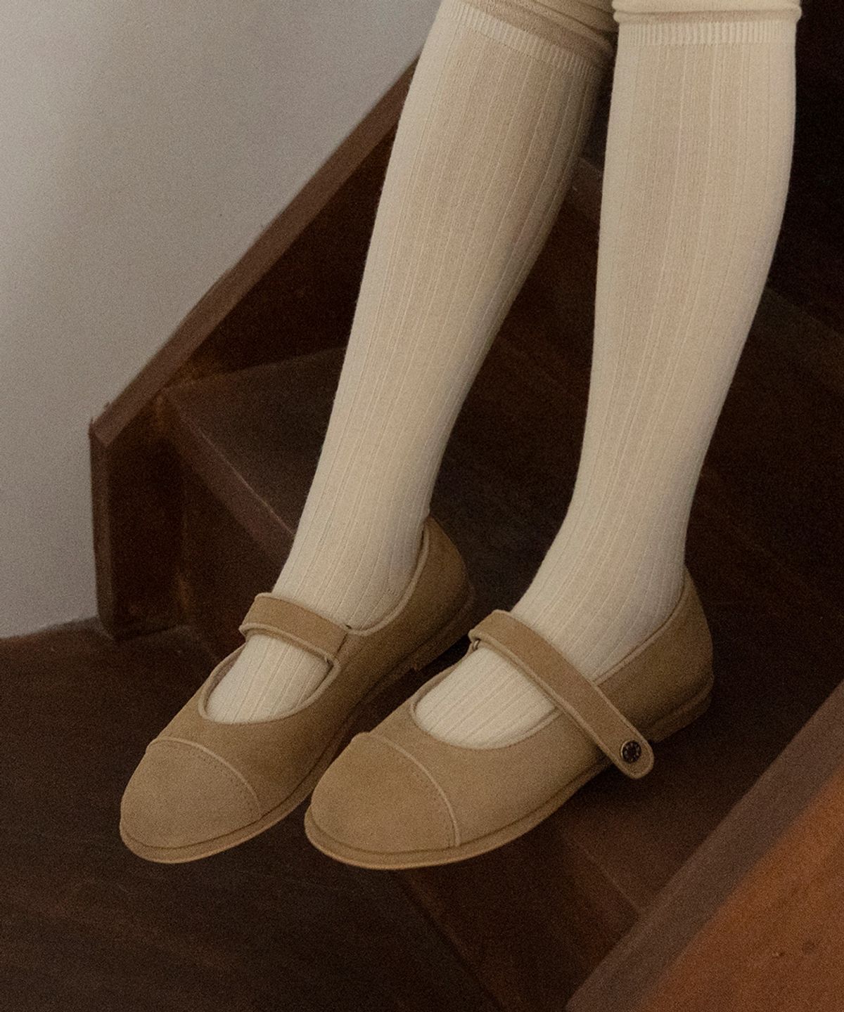 레이첼콕스(RACHEL COX) Lirra Shearling Mary Jane Flat_RCB067T
