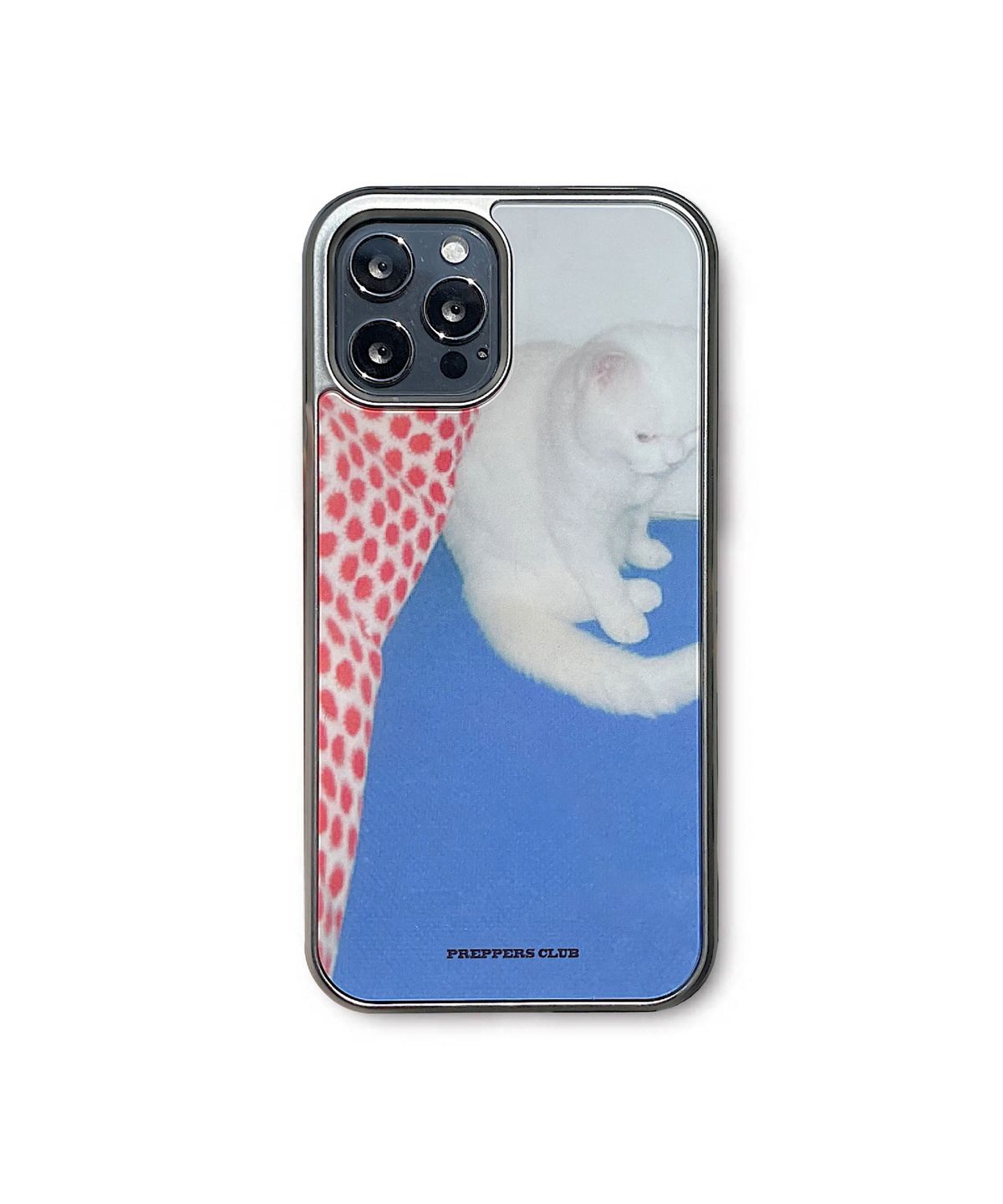 프레퍼스클럽(PREPPERS CLUB) 캣 인 블루  폰케이스