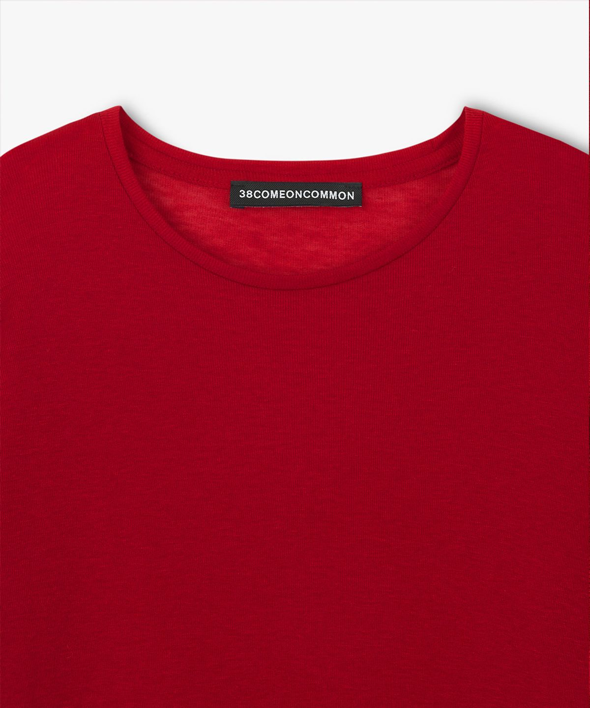 38컴온커먼(38COMEONCOMMON) Sheer Touch Long Sleeve (Red)