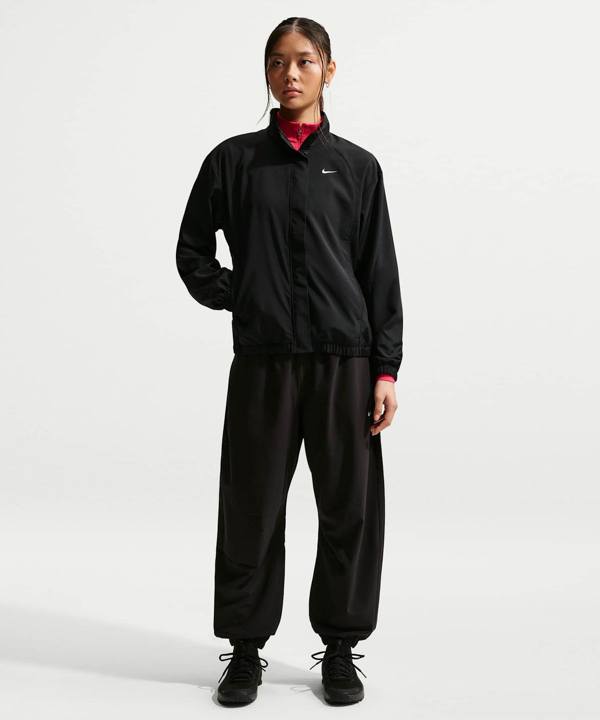 나이키(NIKE) 원 드라이 핏 우븐 재킷 W - 블랙:화이트 / IB8984-010
