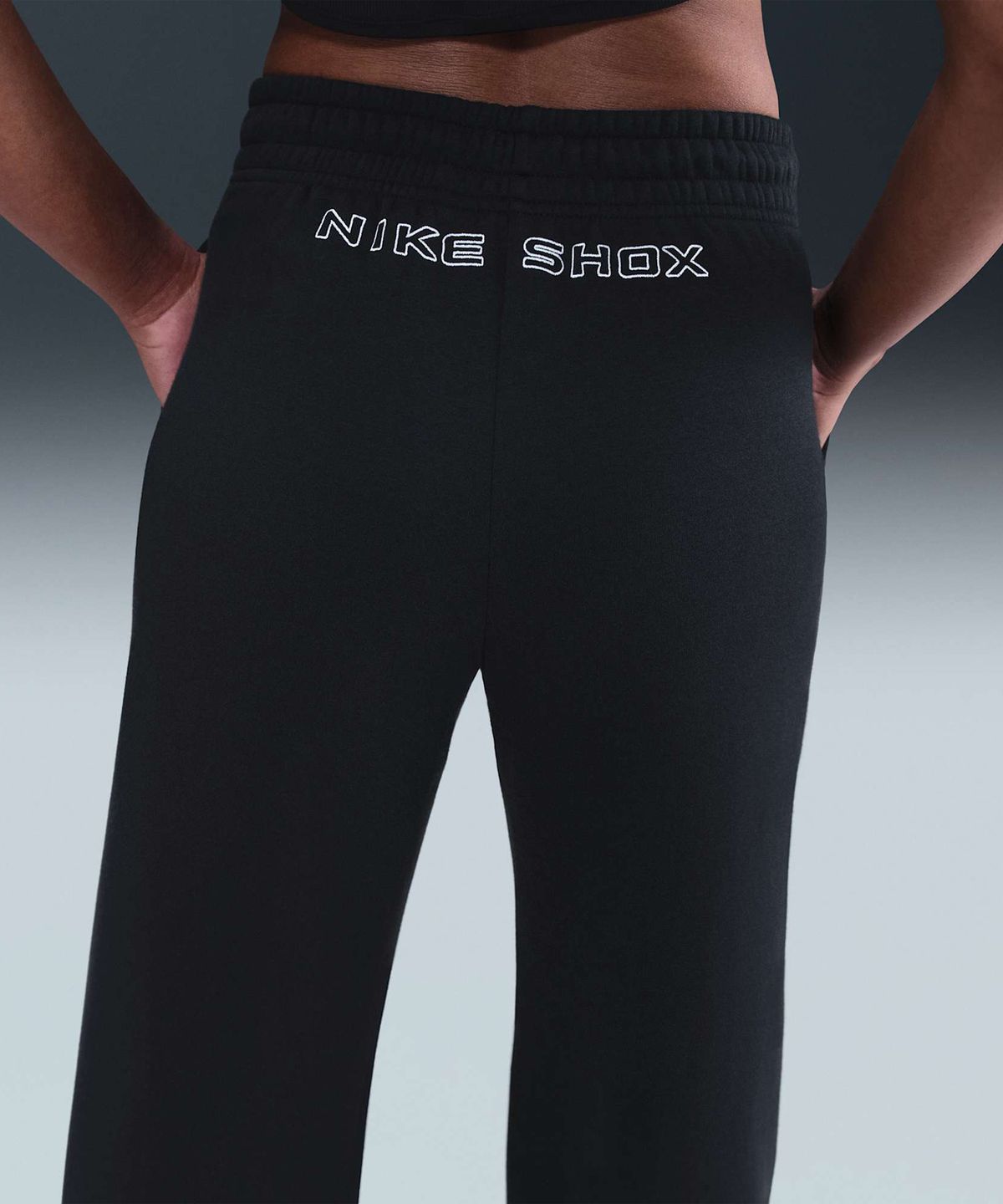나이키(NIKE) 스포츠웨어 피닉스 플리스 샥스 하이웨이스트 팬츠 W - 블랙 / IO2246-010
