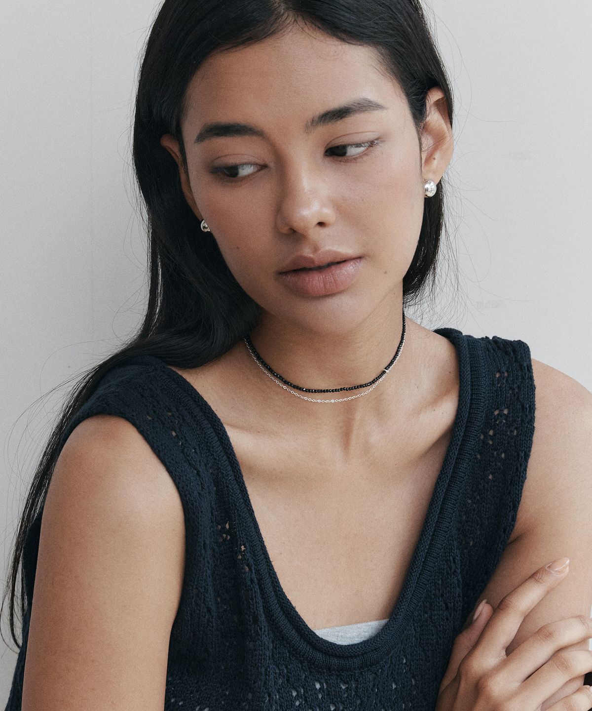 아티카 로우(ATTICA RAW) [실버925] Urban Spinel Necklace / NAS009
