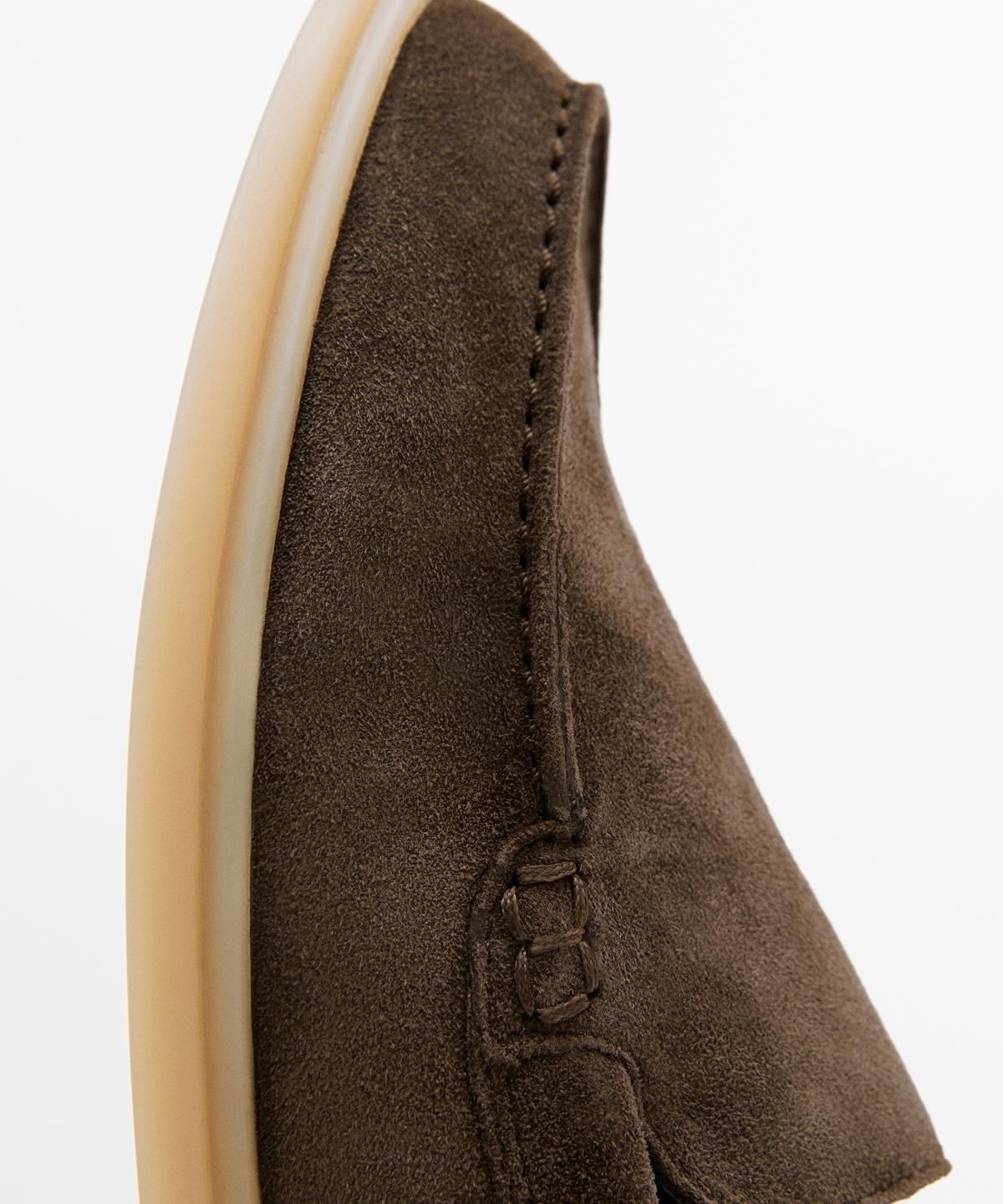 마시모두띠(MASSIMO DUTTI) 스플릿 스웨이드 레더 로퍼