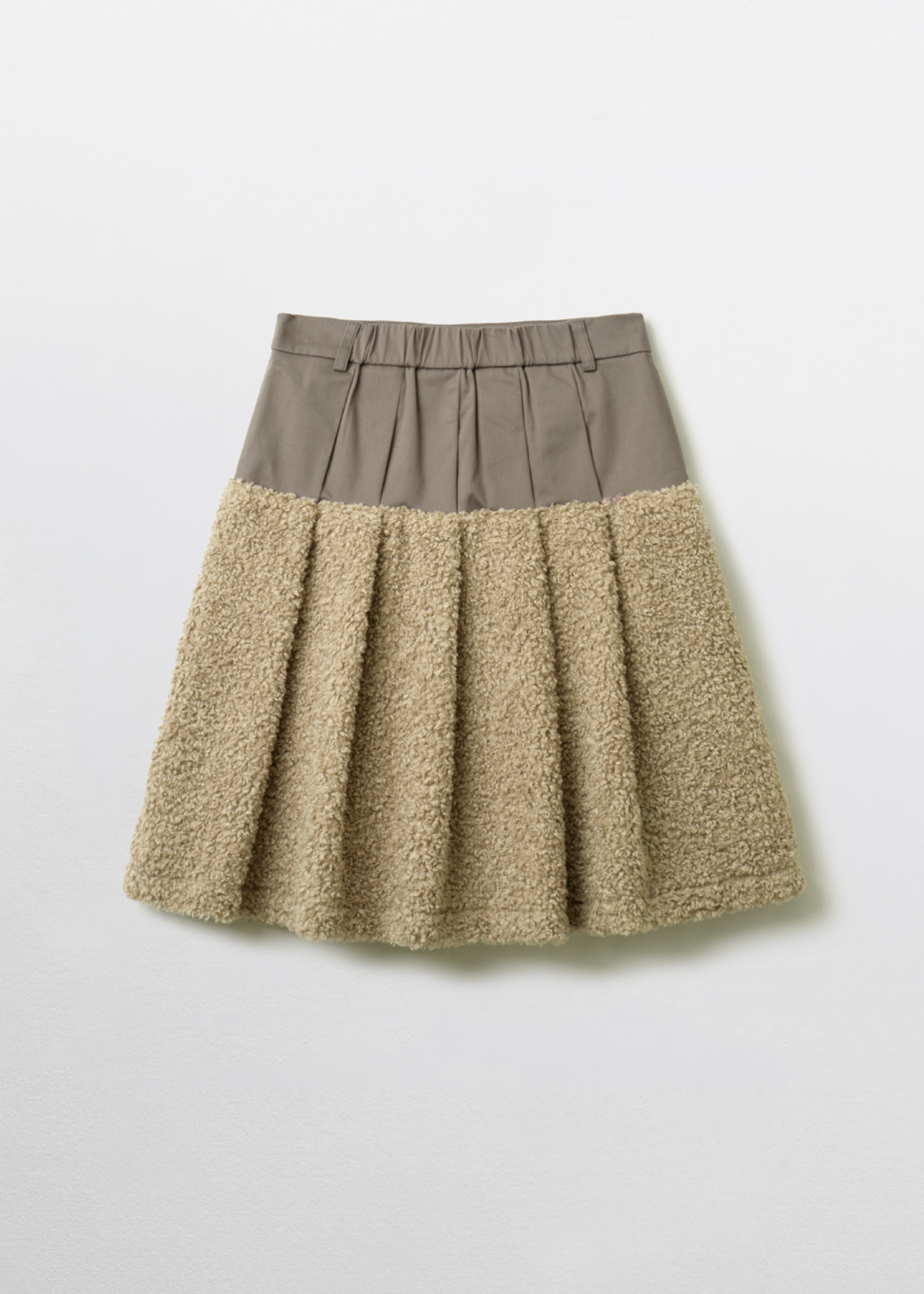 피브스피브스(PEEVES PEEVES) Fluffy Midi Skirt / Beige