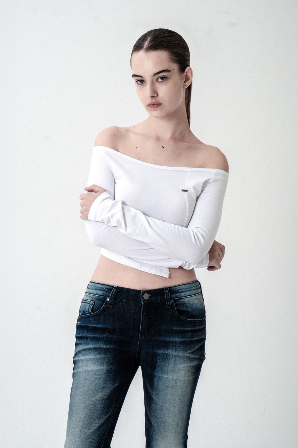 MUSINSA | SYNERJYN NIGHT WASHING DENIM PANTS DEEP BLUE