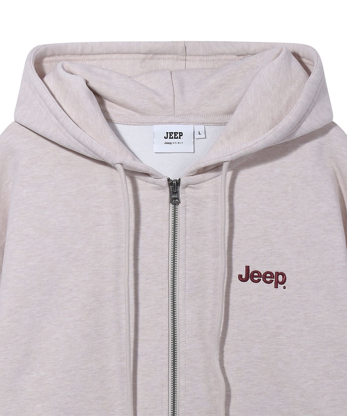 지프(JEEP) 2WAY 오버핏 스몰 지프 후드집업 (JR5TZU051CE)
