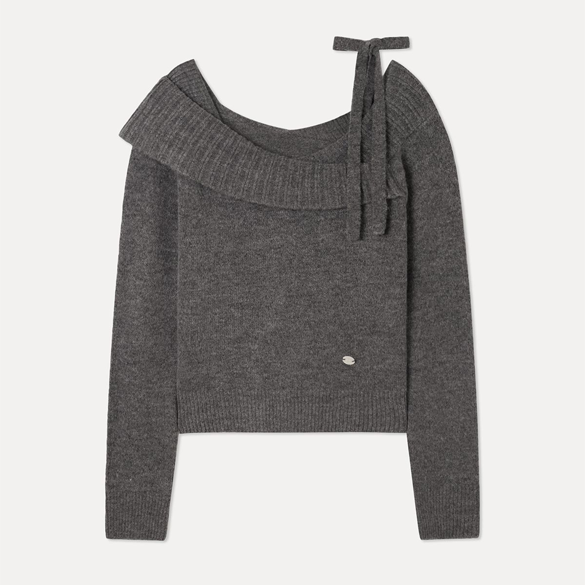 미쏘(MIXXO) 오버핏 오프숄더 레이어드 풀오버_MIWKAG116T