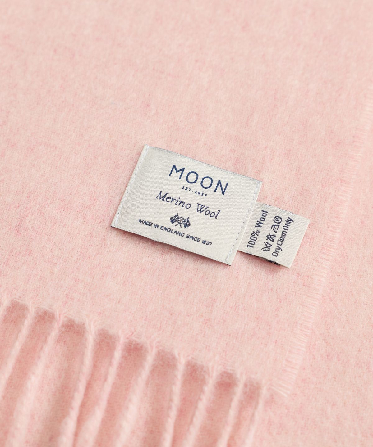 아브라함문(ABRAHAM MOON) 메리노울 머플러 25cm - 베이비 핑크