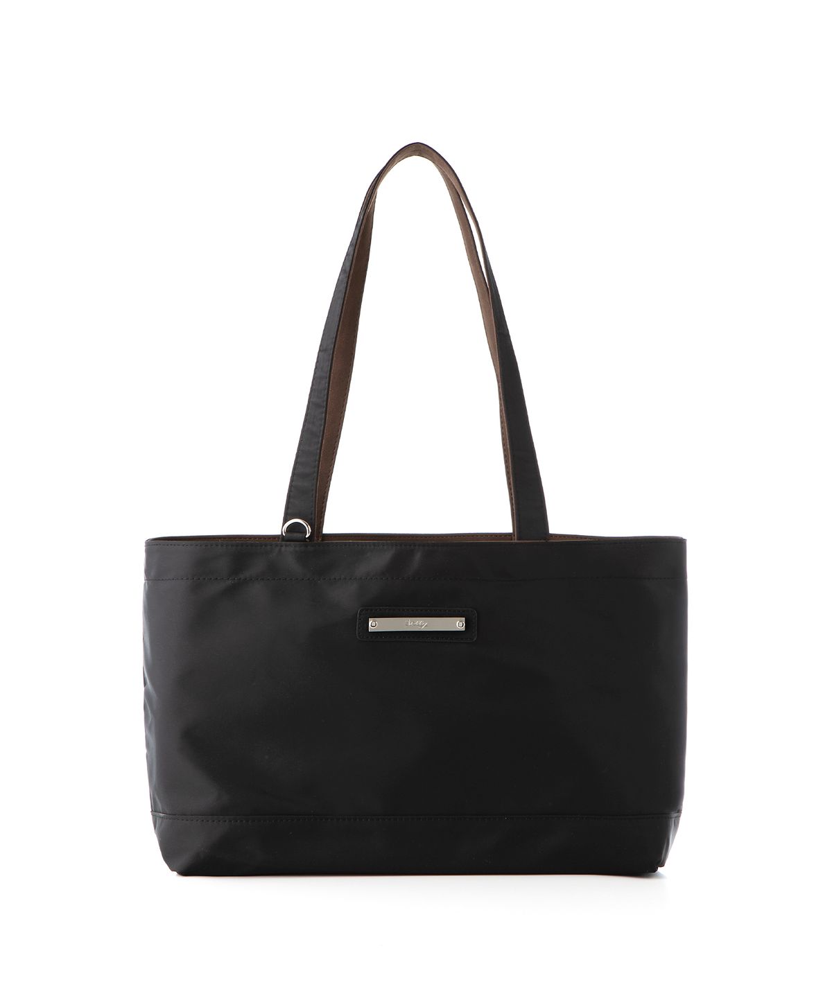 졸리(JOLLY) REVERSIBLE BENA BAG 리버시블 베나백 - NYLON BLACK/SUEDE DARK BROWN