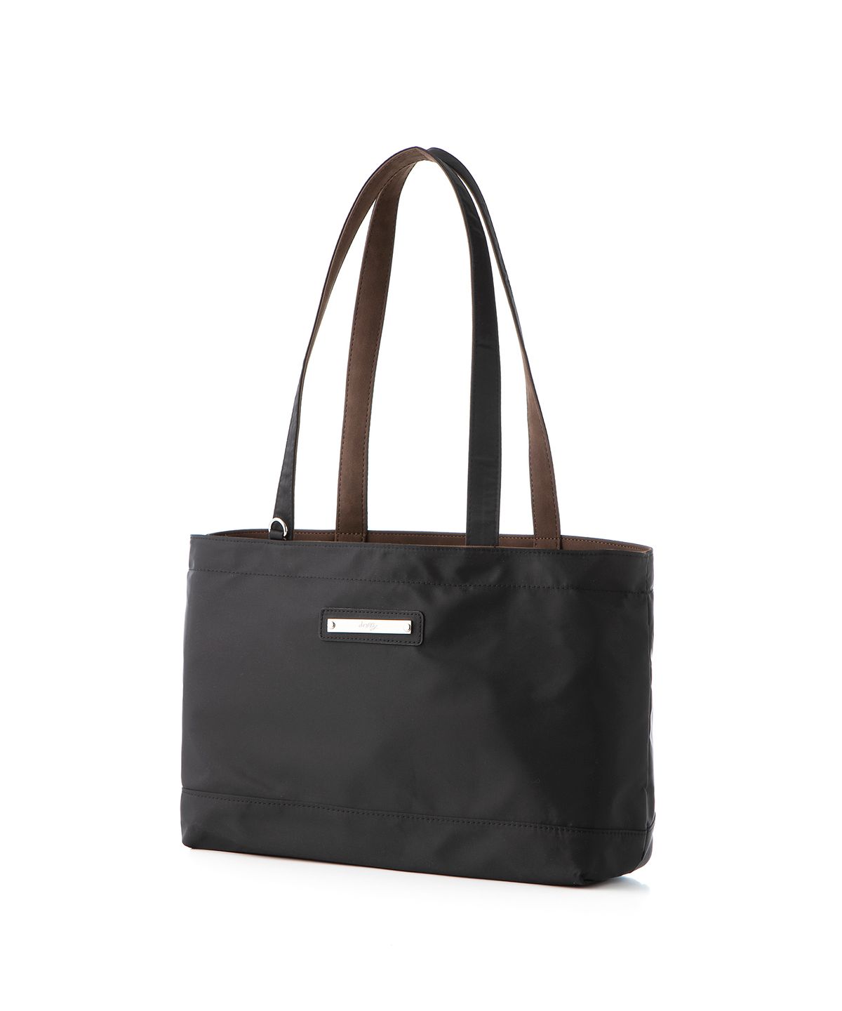 졸리(JOLLY) REVERSIBLE BENA BAG 리버시블 베나백 - NYLON BLACK/SUEDE DARK BROWN