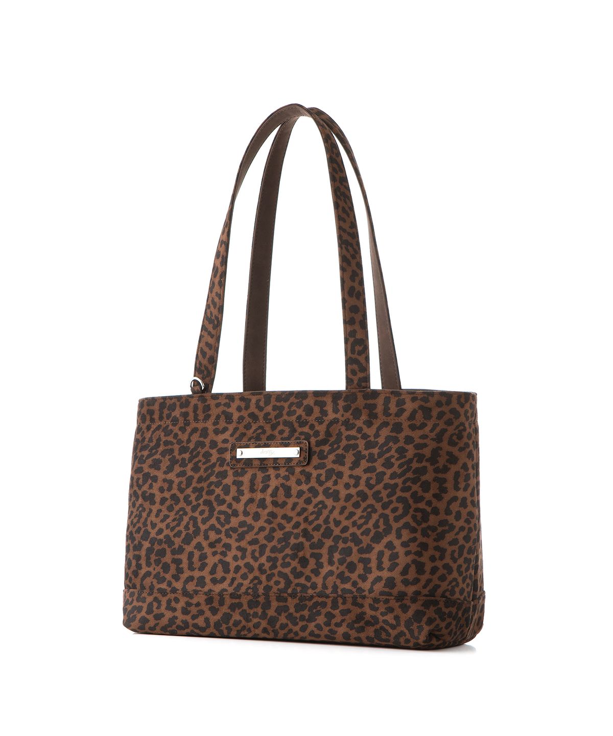 졸리(JOLLY) REVERSIBLE BENA BAG 리버시블 베나백 - LEOPARD/SUEDE DARK BROWN