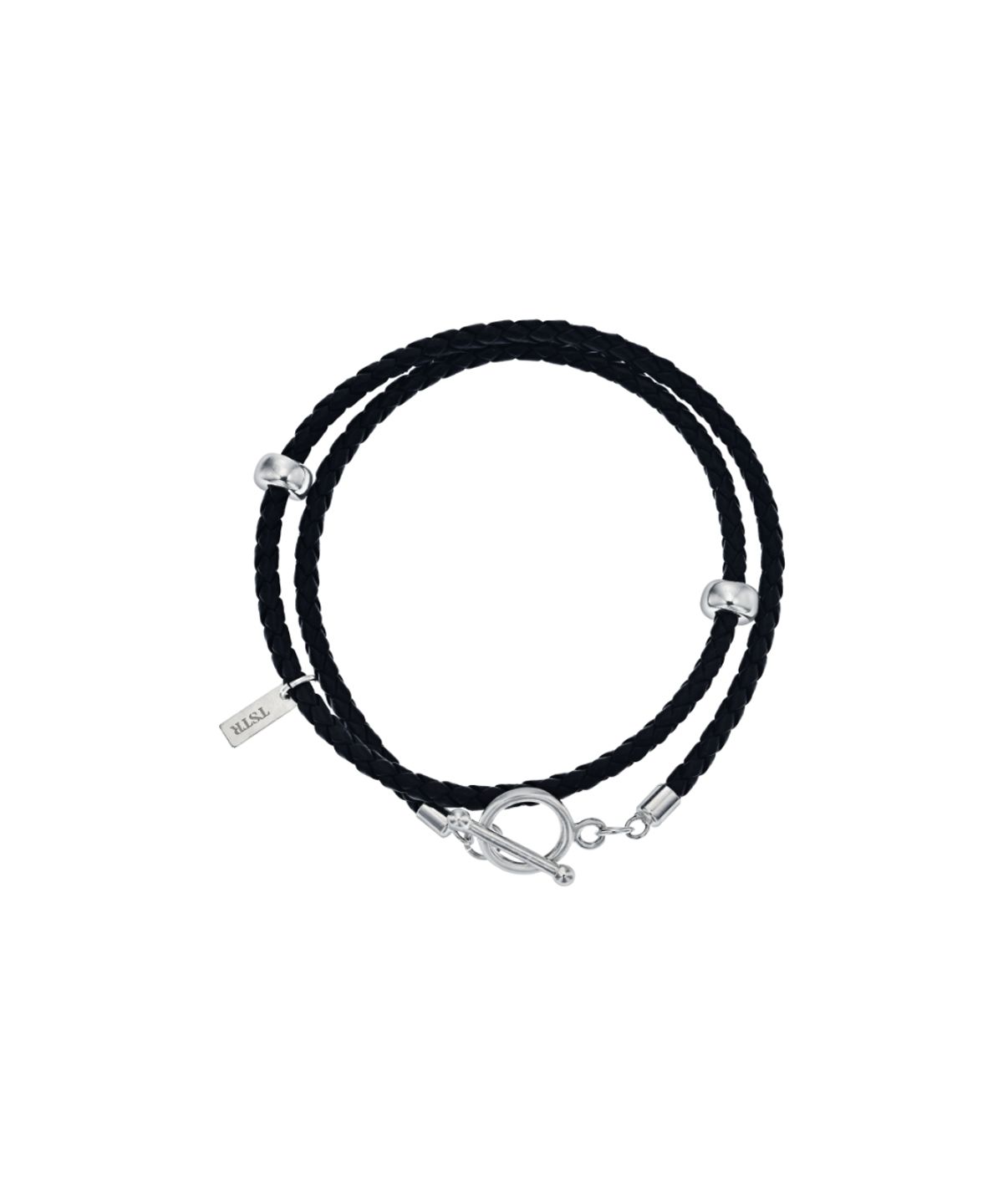 더스틸룸(THESTILLROOM) [SILVER] #B2509 Toggle two lines bracelet