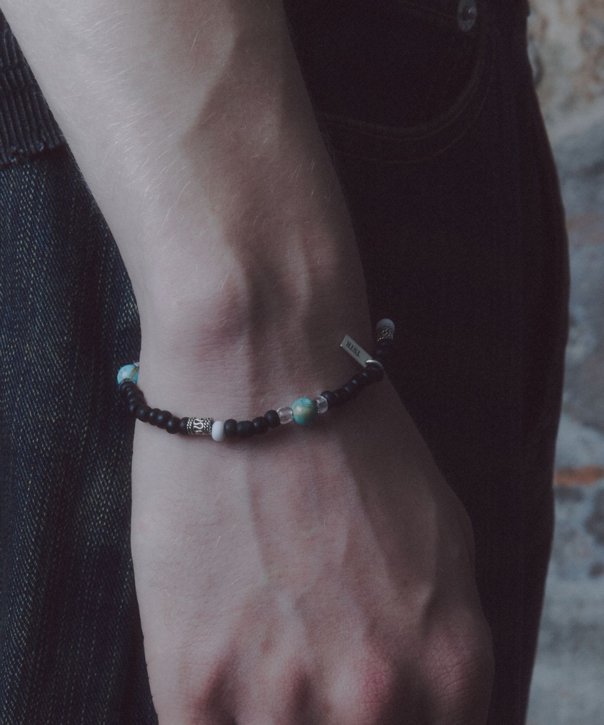 더스틸룸(THESTILLROOM) [SILVER] #B2508 Matte bead bracelet