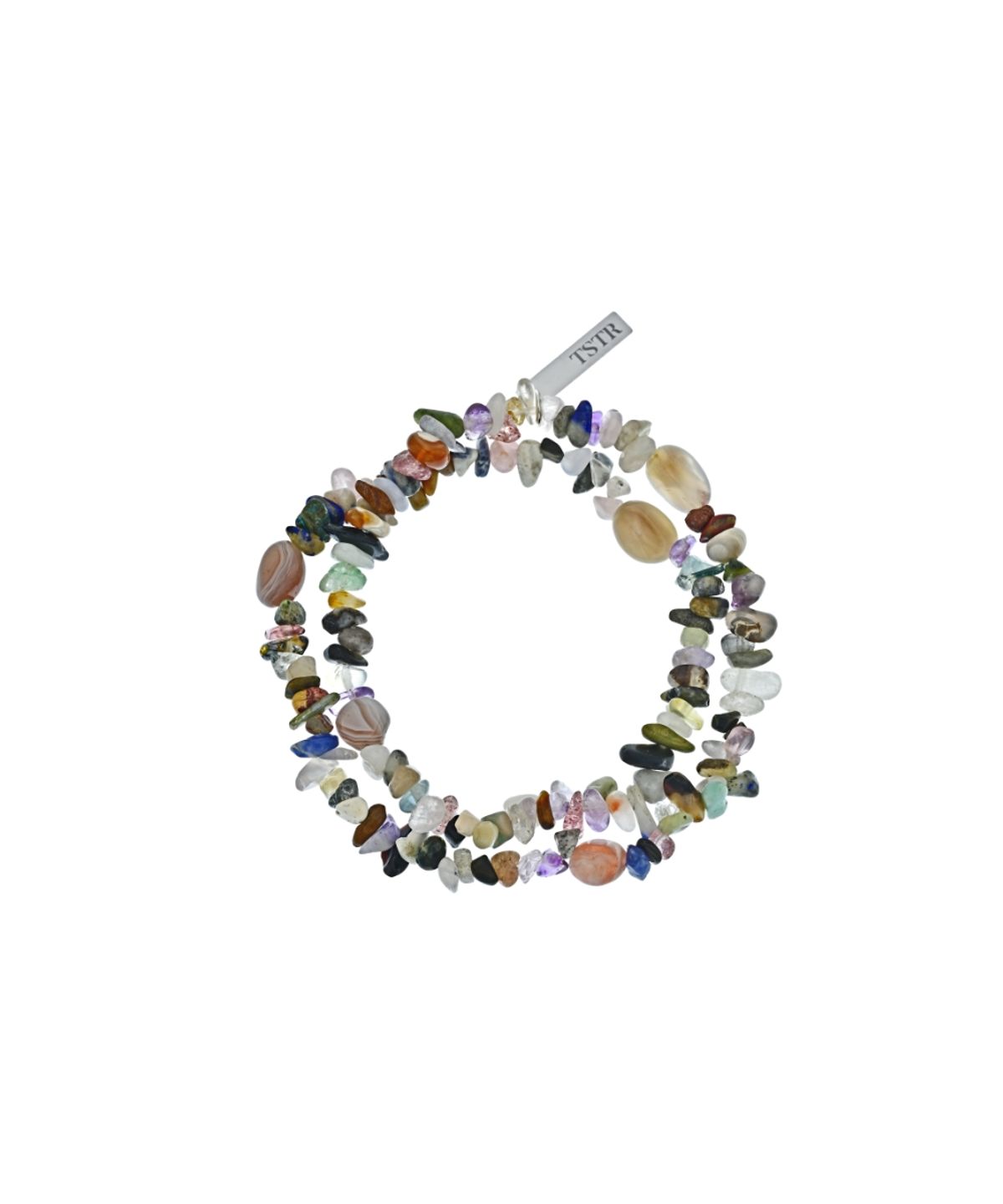 더스틸룸(THESTILLROOM) [SILVER] #B2510 Mix beads bracelet