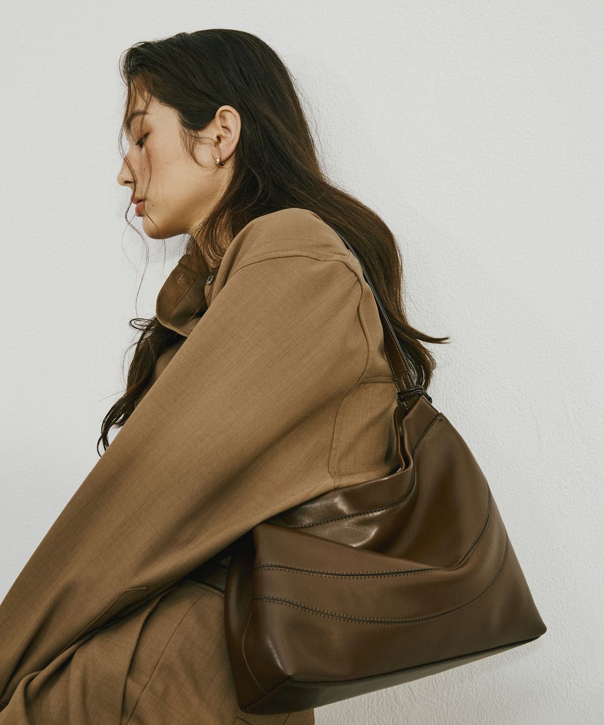 조에뜨(ZOEET) SORAE MINI SHOULDER LEATHER BAG (ESPRESSO)