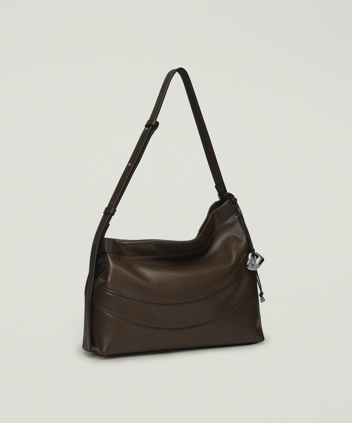 조에뜨(ZOEET) SORAE MINI SHOULDER LEATHER BAG (ESPRESSO)