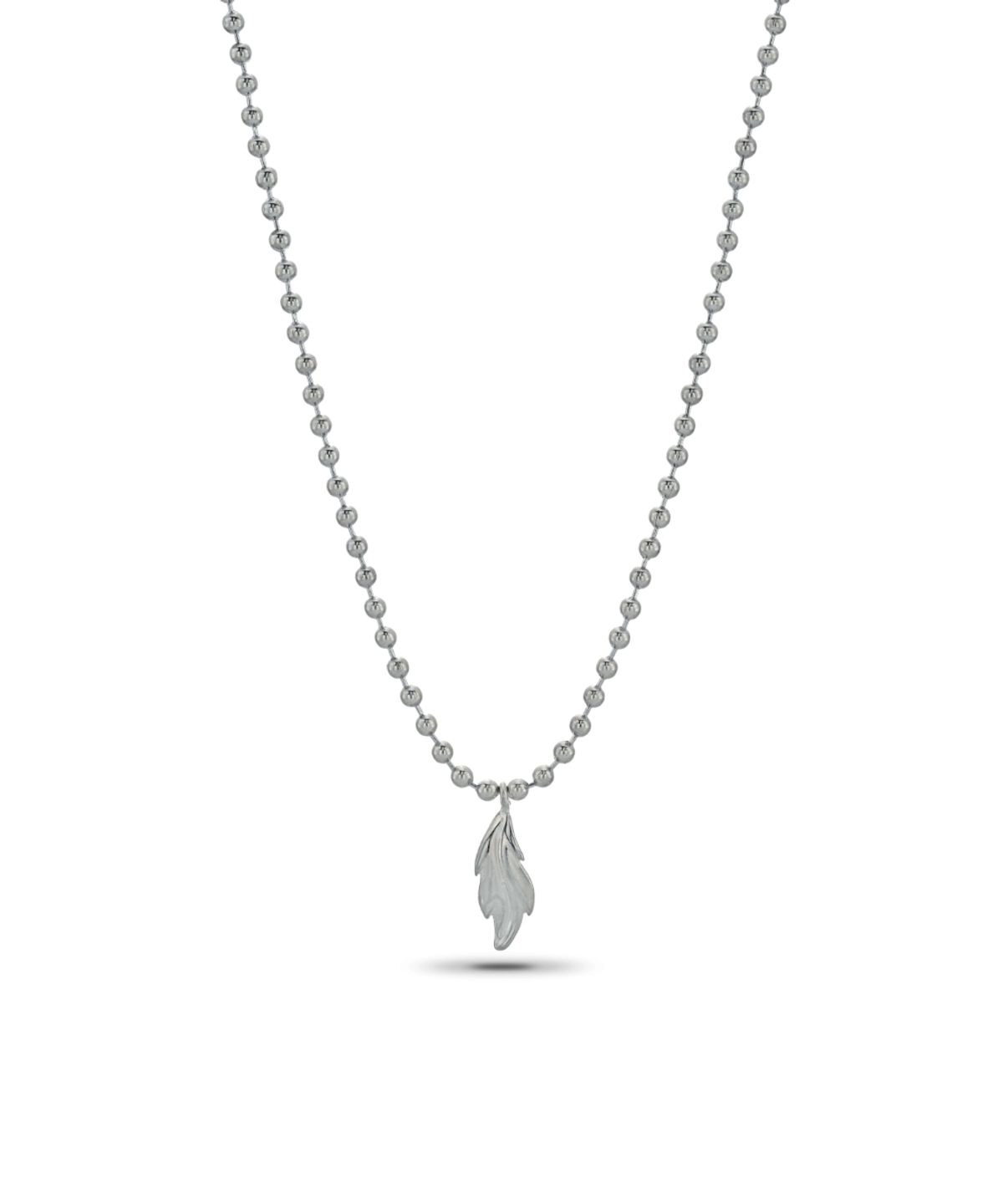 더스틸룸(THESTILLROOM) [SILVER] #N2513 Leaf pendant necklace