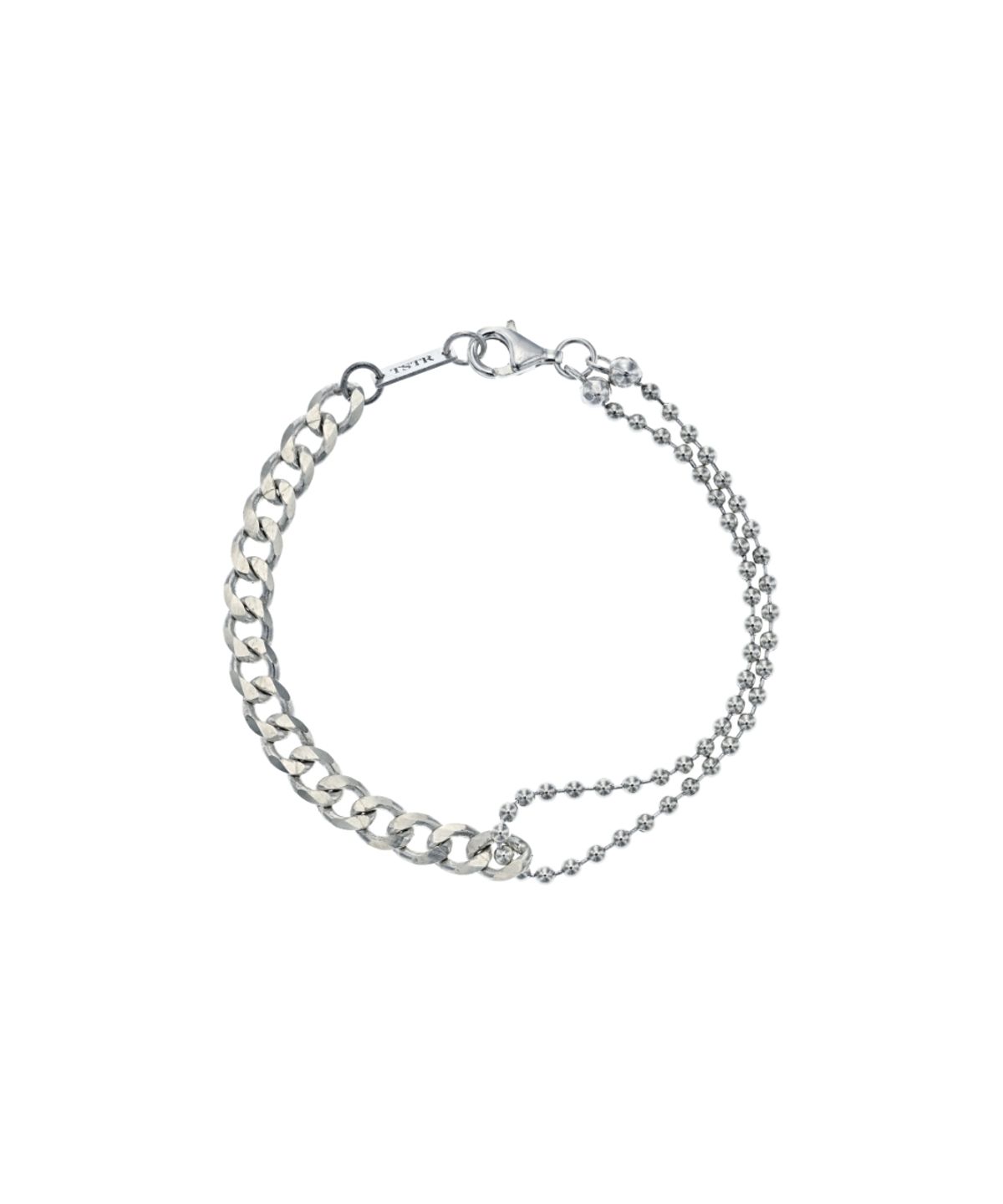 더스틸룸(THESTILLROOM) [SILVER] #B2515 Half link bracelet