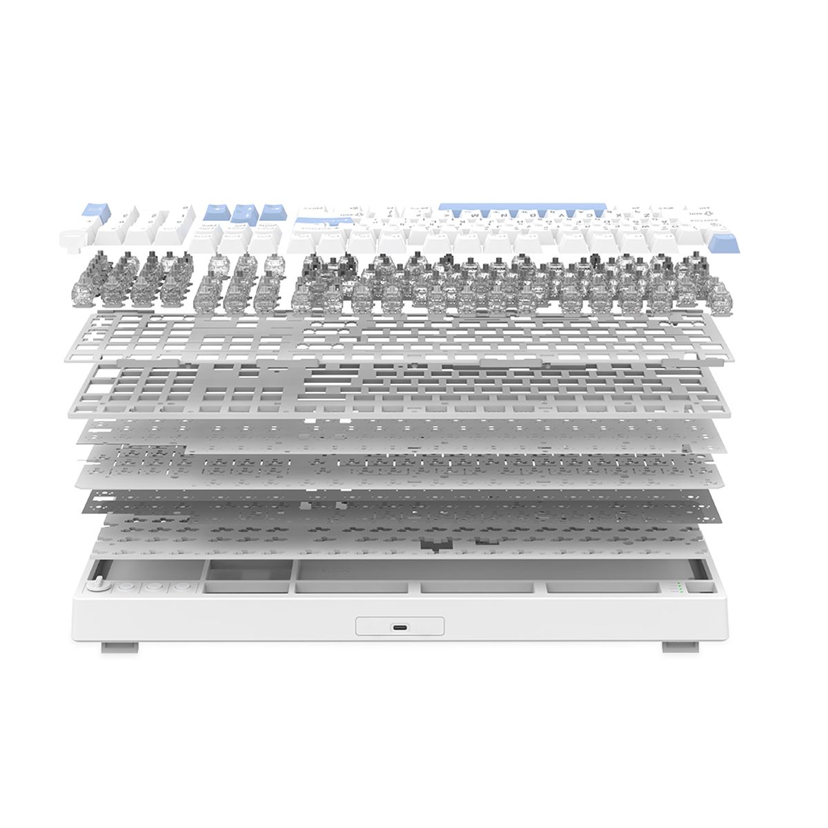 에이투(ATWO) GK5 프로 오테뮤 그레이축 유무선 LED 기계식 게이밍키보드 GK5 PRO