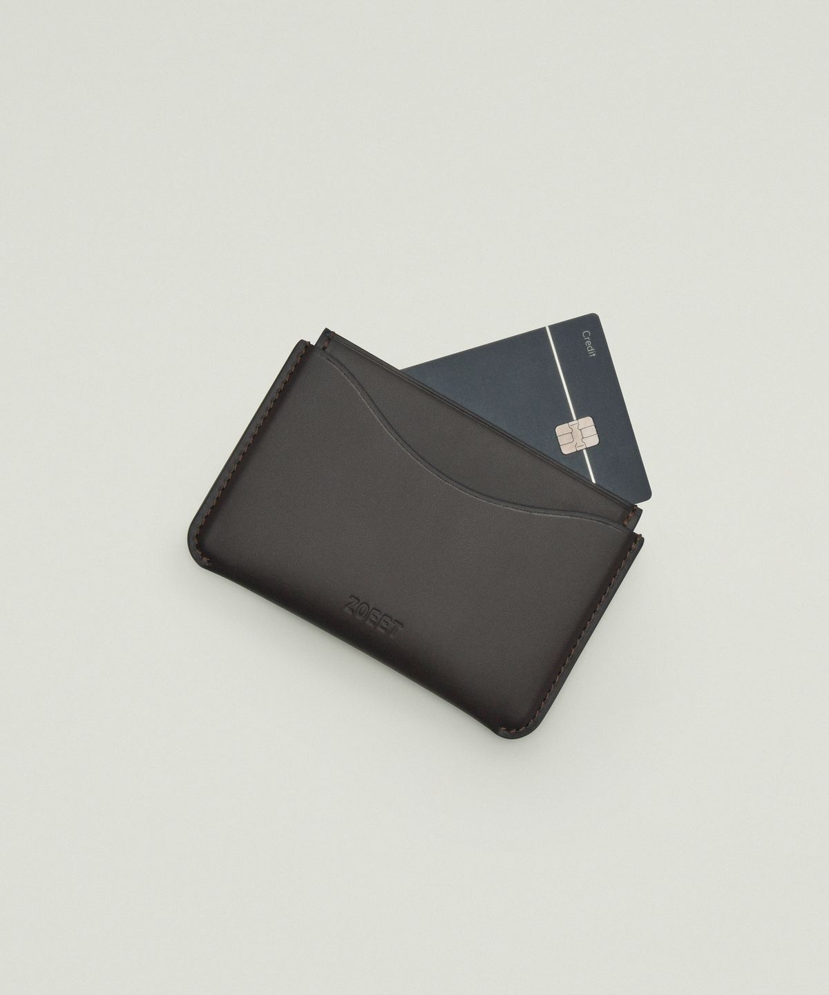 조에뜨(ZOEET) Standard Card Holder (ESPRESSO)