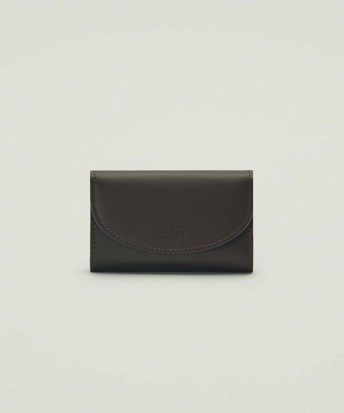 조에뜨(ZOEET) Standard Small Flap Wallet (ESPRESSO)