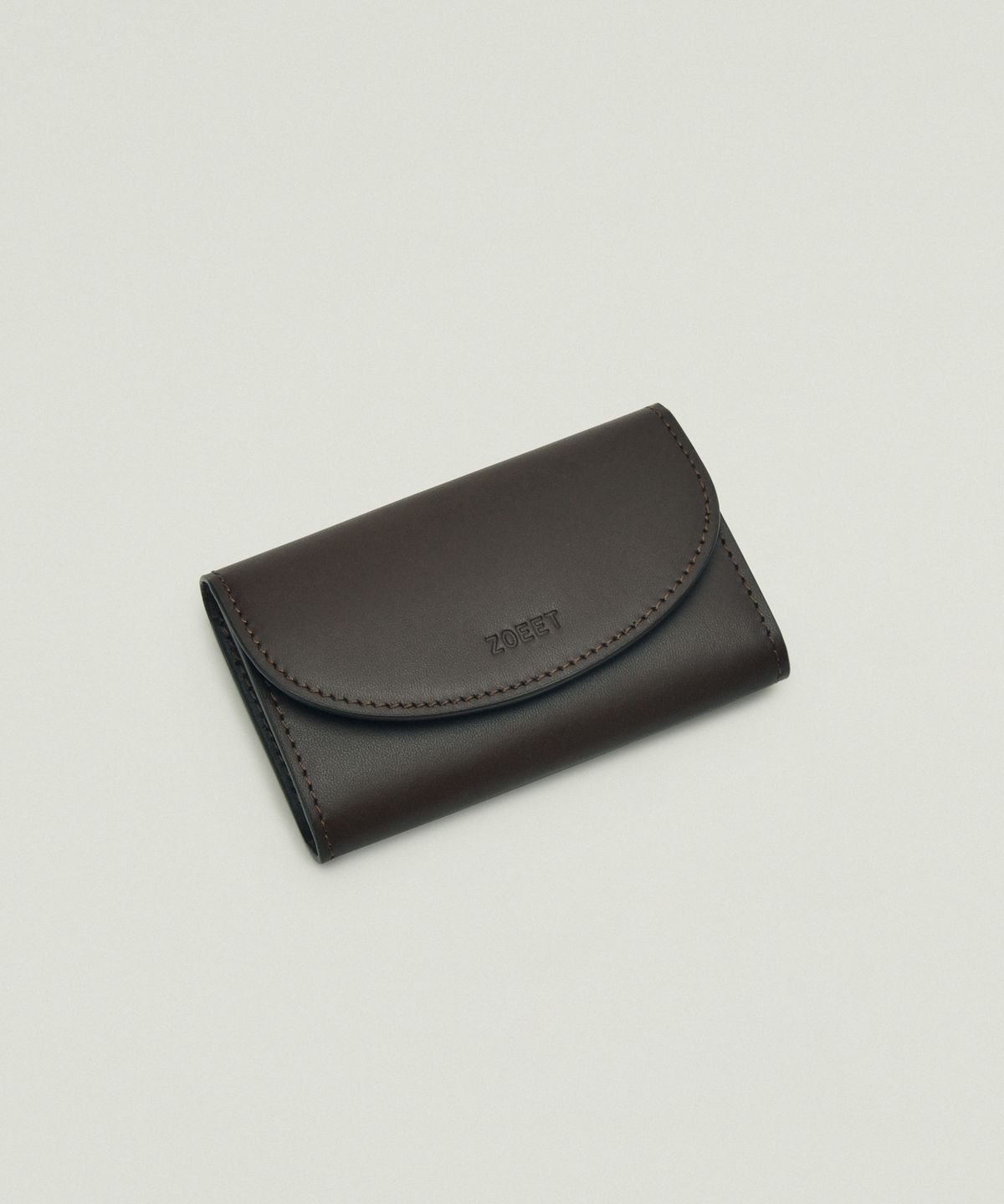 조에뜨(ZOEET) Standard Small Flap Wallet (ESPRESSO)