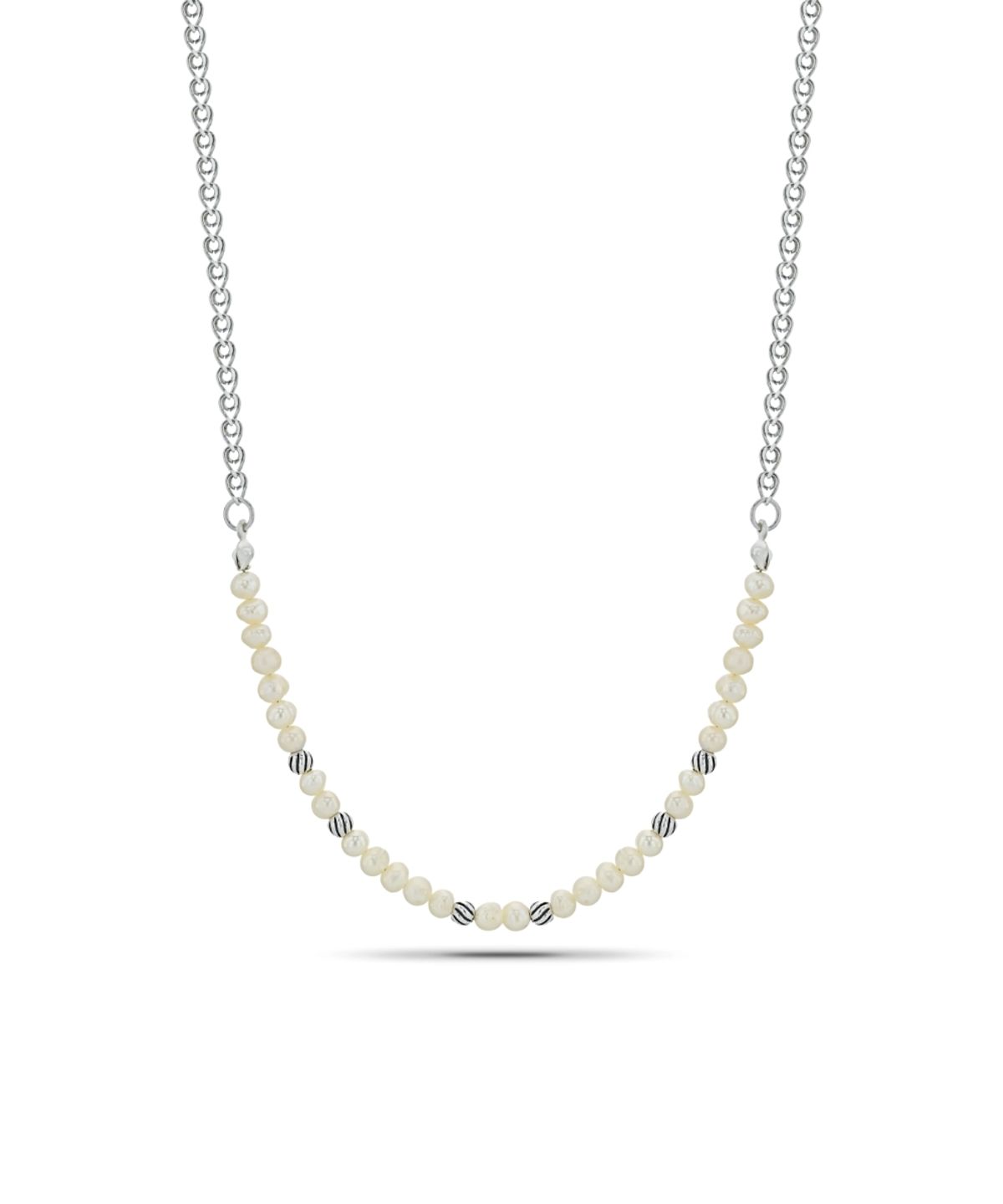 더스틸룸(THESTILLROOM) [SILVER] #N2519 Pearl half necklace