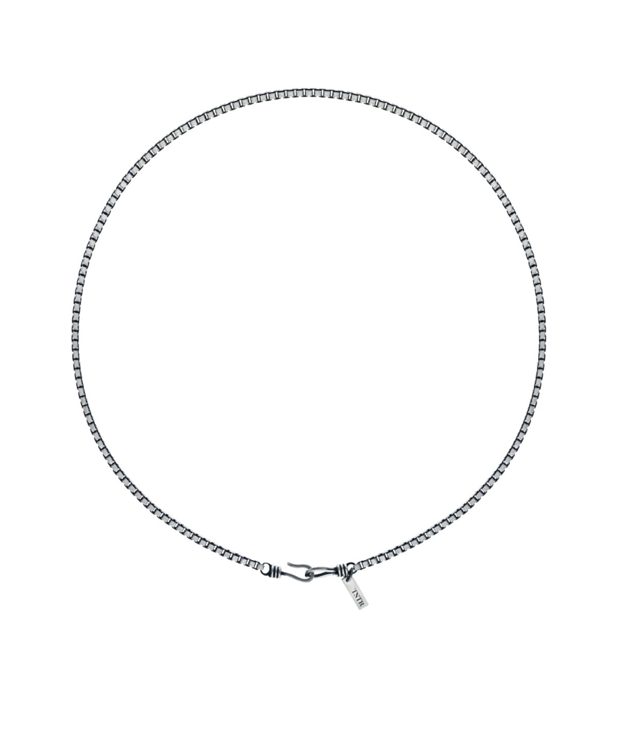 더스틸룸(THESTILLROOM) [SILVER] #N2522 Square chain necklace